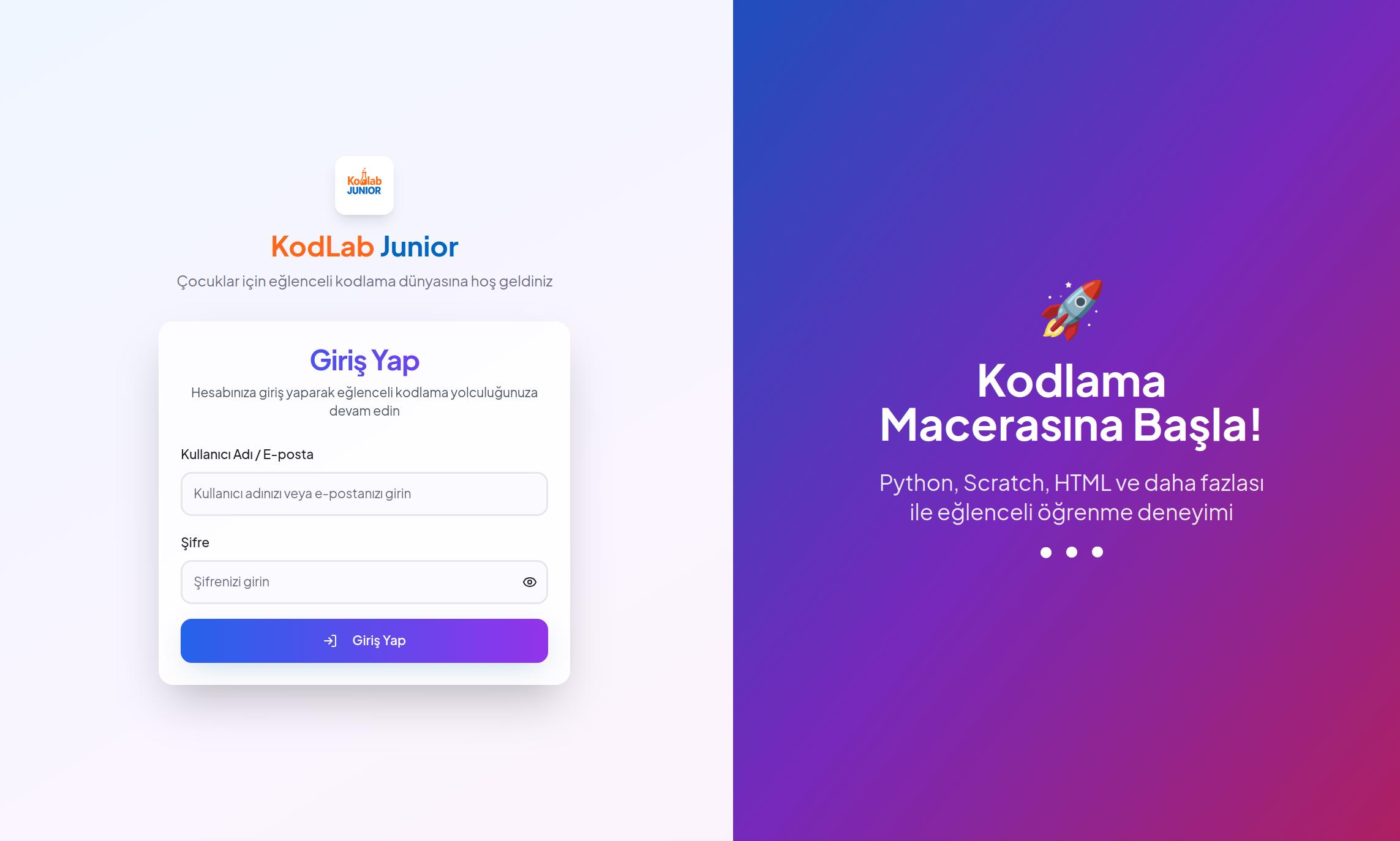 Kodlab Junior Platform